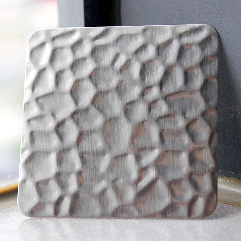 Cold Rolled Stainless Steel Stamped Sheet Honeycomb Pattern Decorative Material With Cutting and Welding Processing Services