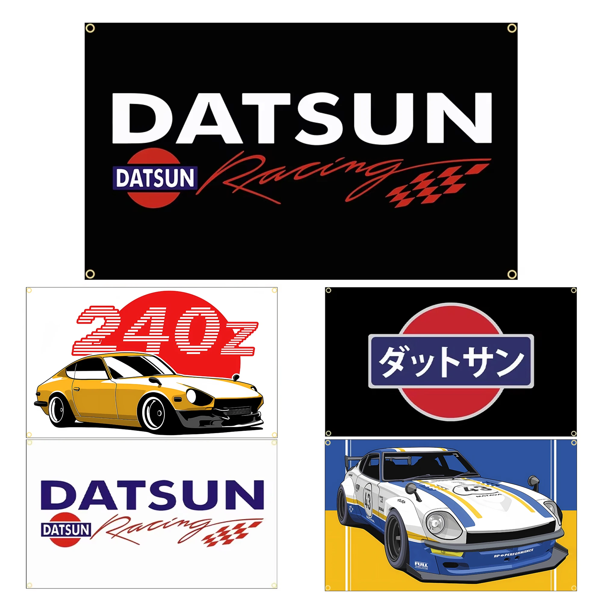 FLAGDOM 90x150cm Datsuns Flag Polyester Printed Car Banner For Decor