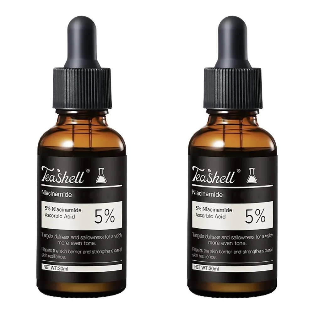 1/2pcs Upgrade Teashell Serum 5% Niacinamide & Arbutin 30ml Fade Dark Spots Skin Moisturizing Hydration Sensitive Skin