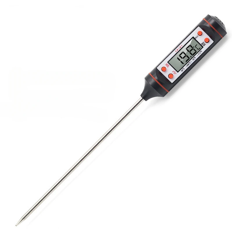 Oil Thermometer Needle Food Thermometer Instant Reading Meat Temperature Tester with Probe for Kitchen Grilled