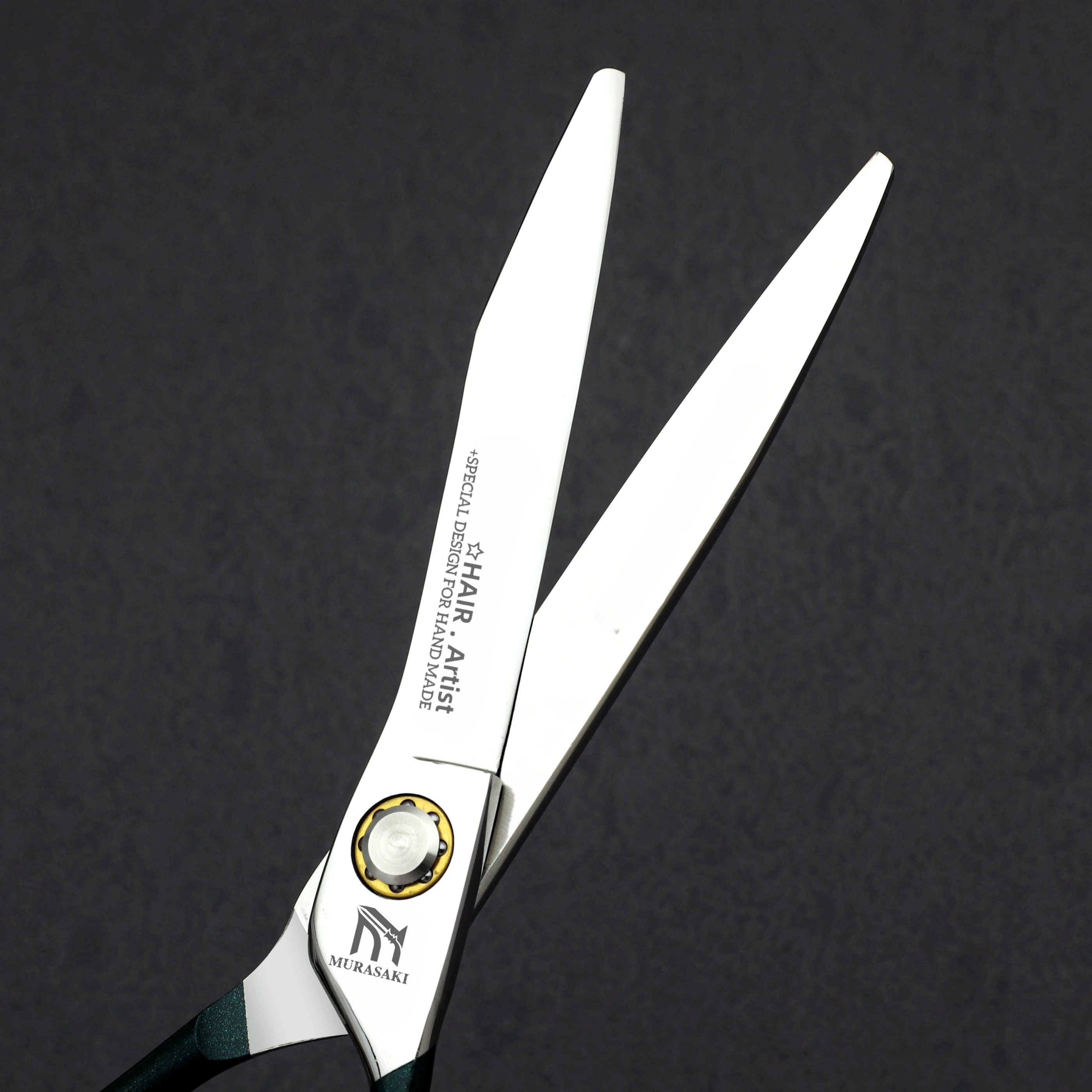 MURASAKI Professionelle Haarausdünnungsscheren, 6-6,8 Zoll Hitachi 440C Stahl-Friseurscheren, hochwertige Haarschneidewerkzeuge für den Salon – Detail 17