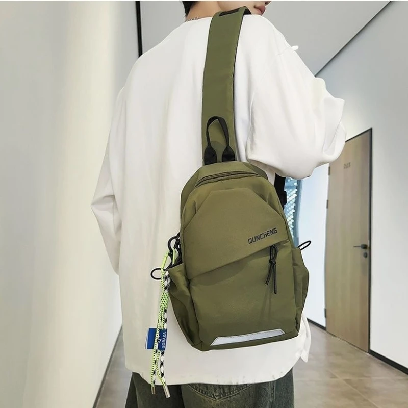 Umhängetasche für Herren, Einzel-Schulter-Rucksack, Brusttasche für Damen, Fahrrad-Sporttasche, Bergsteigertasche, Jungen-Tablet-Tasche, leicht – Detail 1