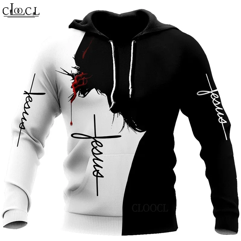 

HX God Religion Christ Jesus 3D Print Men Women Tracksuit Autumn Long-Sleeved Pullover Fashion Hoodie Drop Shipping