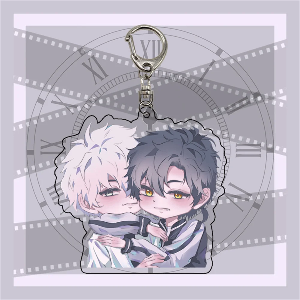 6CM Anime LINK CLICK Acrylic Keychain Model Cosplay Charm Characters Ornament Accesorios Good Gifts