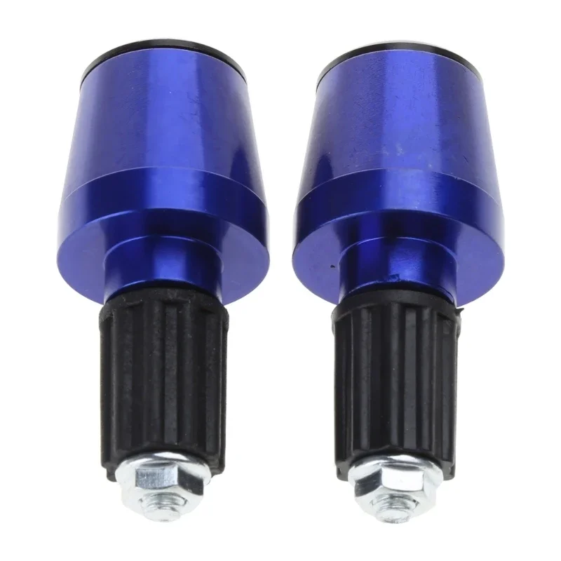 1pair Bar End Plugs Handlebar End Caps Bike Handlebar Plugs Perfect for Most Motorcycle Bicycles Road Bike Mountain Bike