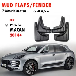 Front Rear 4pcs FOR Porsche Macan 2014 2015 2016 2017 2018 -2023 Mudflaps Fender Mud Flap Guards Splash Car Accessories Mudguard