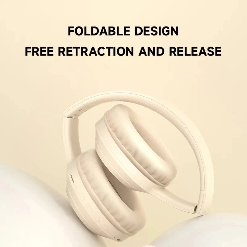 Xiaomi Mijia Wireless Headset Bluetooth 5.3 Stereo Sound Music Headphone Noise Reduction Foldable With Mic Gaming Sport Earbuds