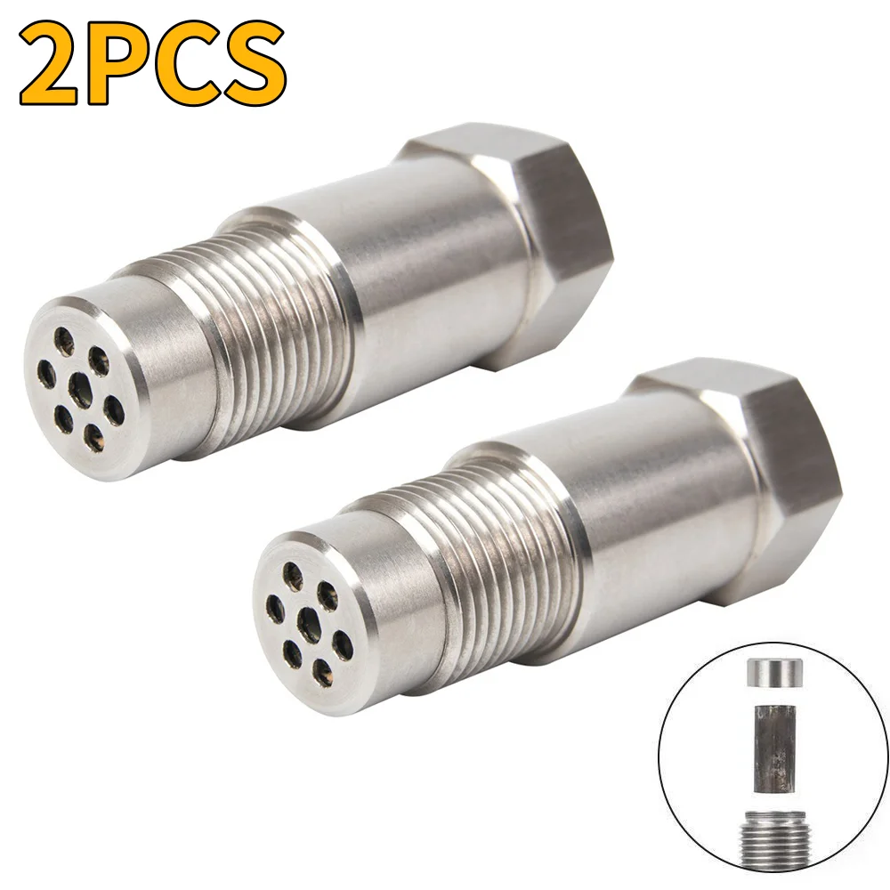 2PCS Sensor Spacer Adapter Überprüfen Motor Licht CEL mini katalysator O2 Sensor Spacer Adapter M18X1.5