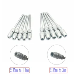 5pcs/set Dental Drill Bur Adapter Converter 2.35mm To 1.6mm / 2.35mm To 3mm Shank Polisher Dental Adaptor