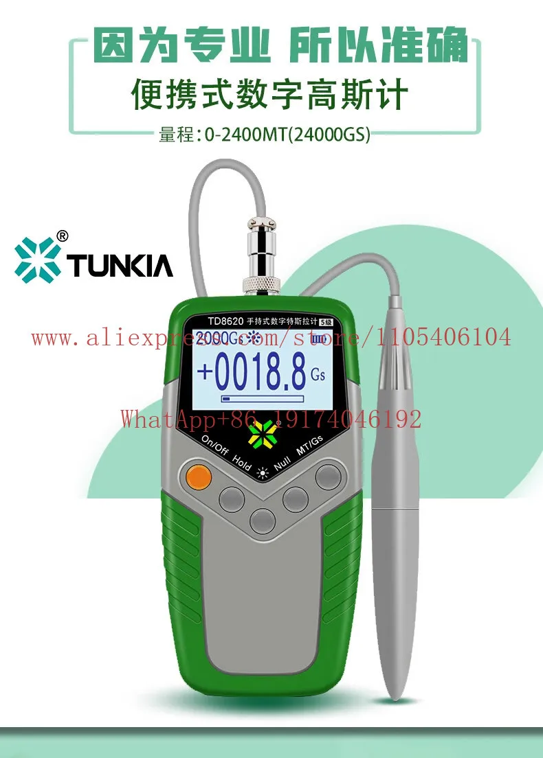 TD8620 Magnet Magnetic Test TM5100 Magnetic Field Strength Detector