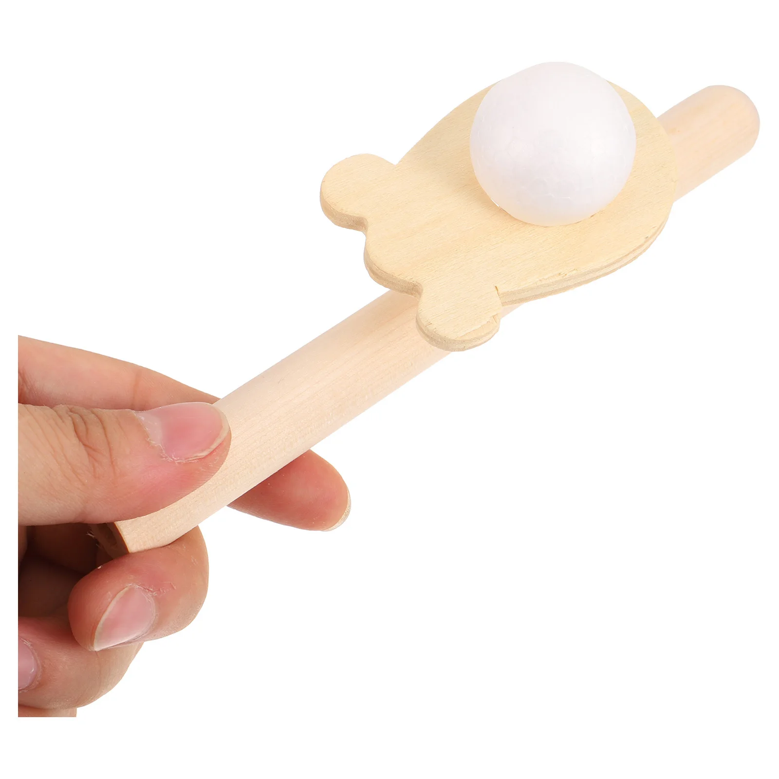 Gioco di tubi con sfera che soffia in legno da 5 pezzi per bambini Divertimento per feste in famiglia all'aperto Giocattolo per tubi per bambini, Palla che soffia galleggiante, Galleggiante in legno