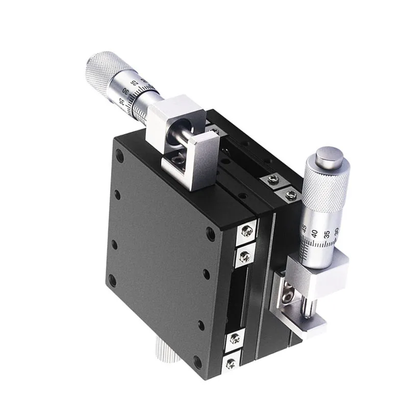LGD40 60-C L R سلسلة دليل منصة الضبط الدقيق البصرية XYZ محور الشريحة الجدول الدقة ميكرومتر النزوح الأساسية تحمل