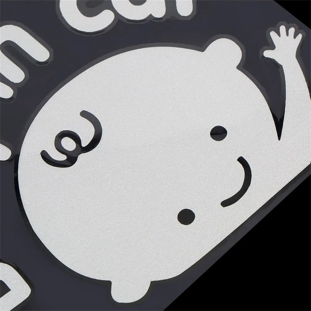 Creative 17*14 cm Baby On Board Baby In Car Car Sticker Waterproof Reflective Car Decal On Rear Windshield DIY Own Personalized