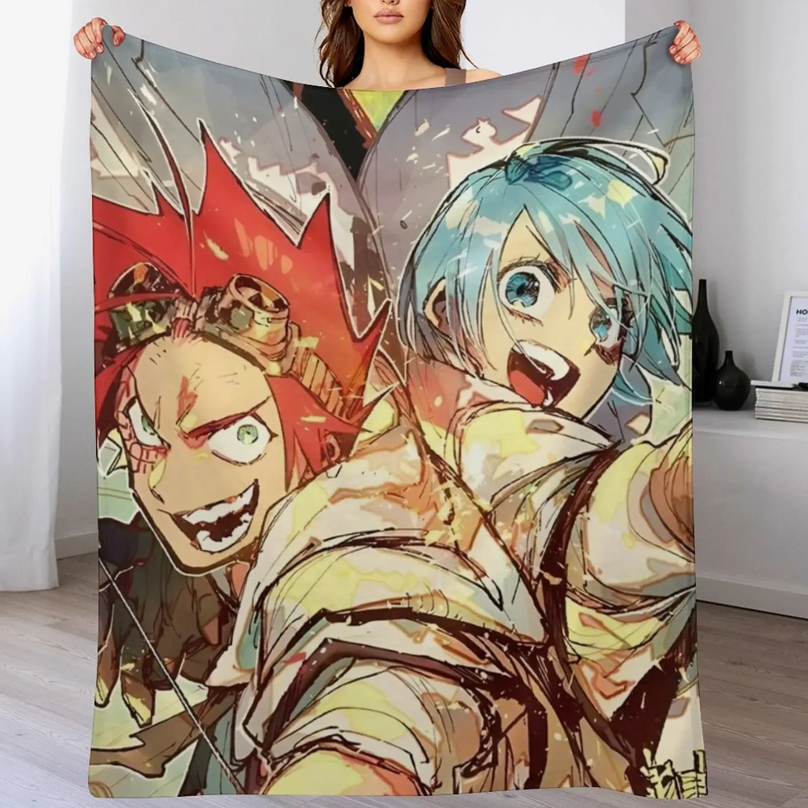 Sabikui Bisco - بطانية رمي اللوحة محشوة كبيرة جدًا، أفكار هدايا عيد الحب للتخييم