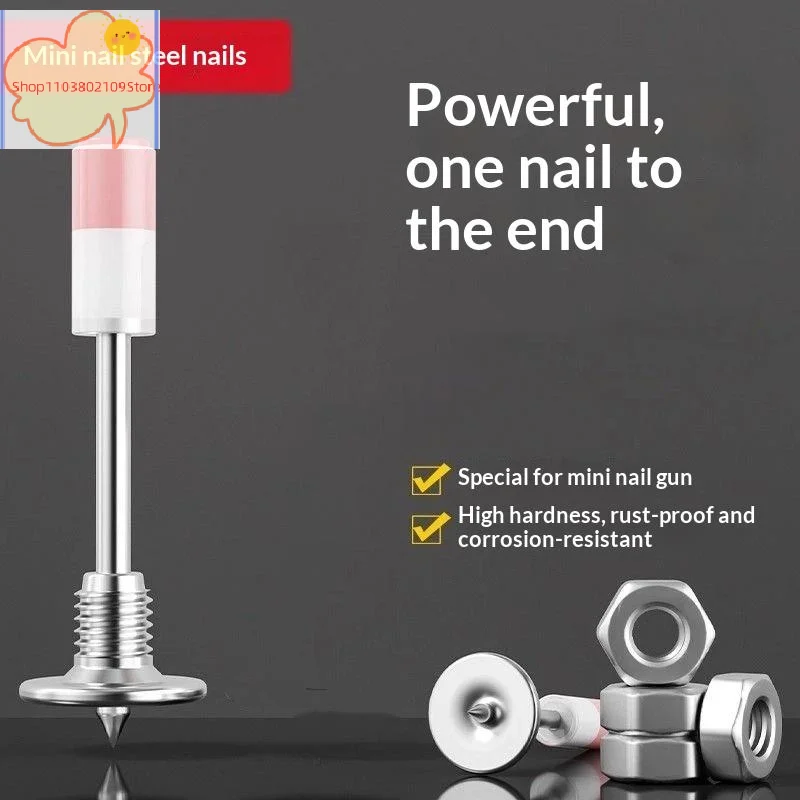 【HT】【HT】50pcs M8 Threaded Nail Drive Screw Multifunction Screw Nail Nail Suspended Ceiling Concrete Wall Plank