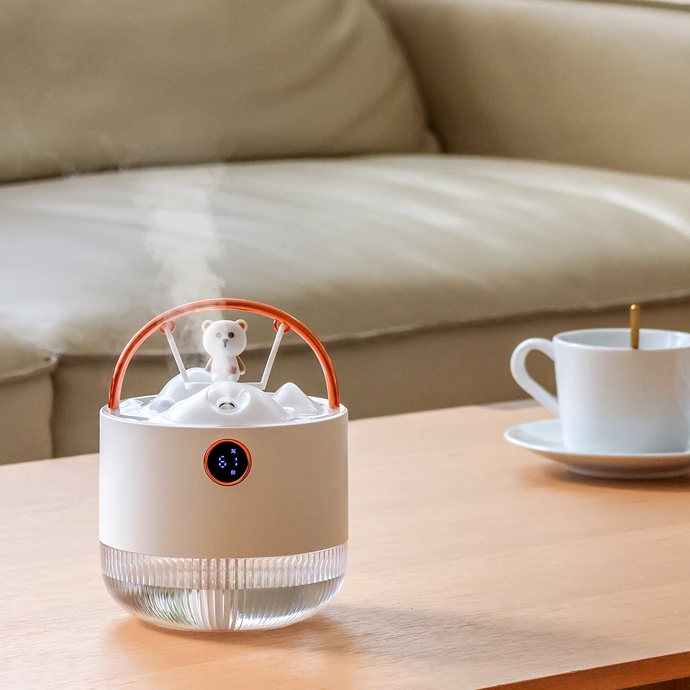 Увлажнитель воздуха ультразвуковой с зарядкой от USB, 600 мл, 2000 мА · ч