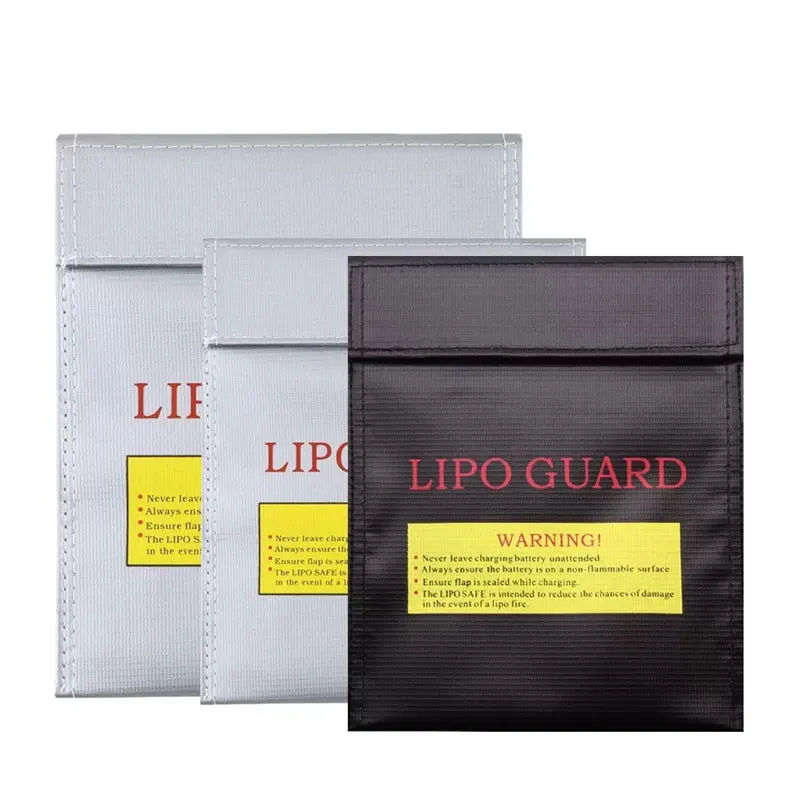 Lithium Battery Explosion-proof Fireproof Bag High Quality RC LiPo Battery Multi-functional Storage Safety Bag 18x23cm 30x23cm