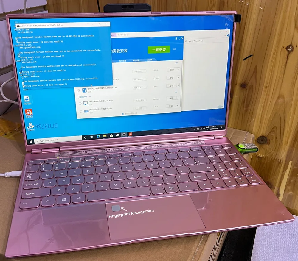 Laptop kobieta 15.6 "2K IPS 16GB RAM 512GB SSD komputer biurowy tani przenośny Intel N95 z systemem rozpoznawania odcisków palców 11