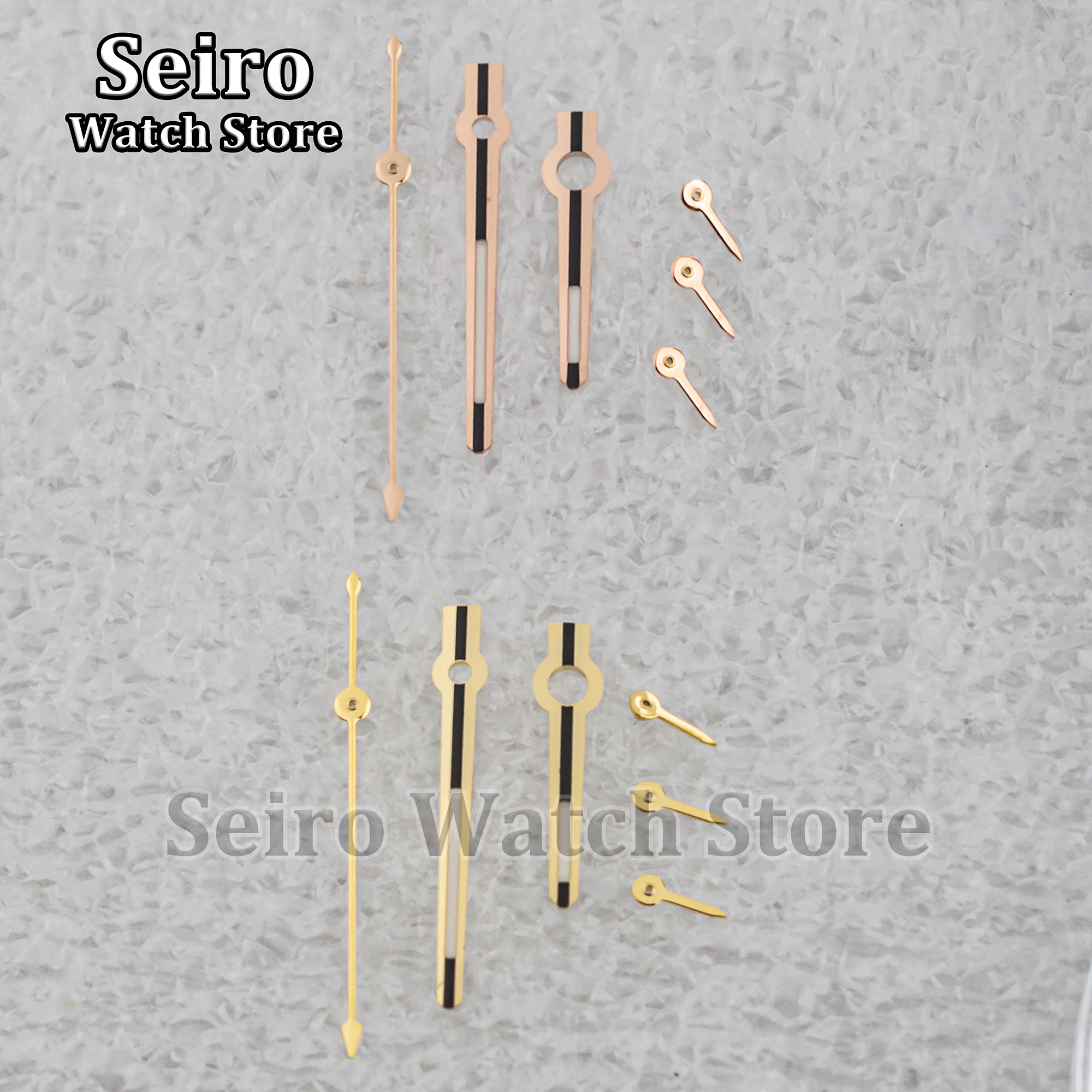 

Gold Rose Gold Watch Hands Green Luminous Needles Watch Pointers Watch Parts for NH35 NH36 Movement Accessories Replacements