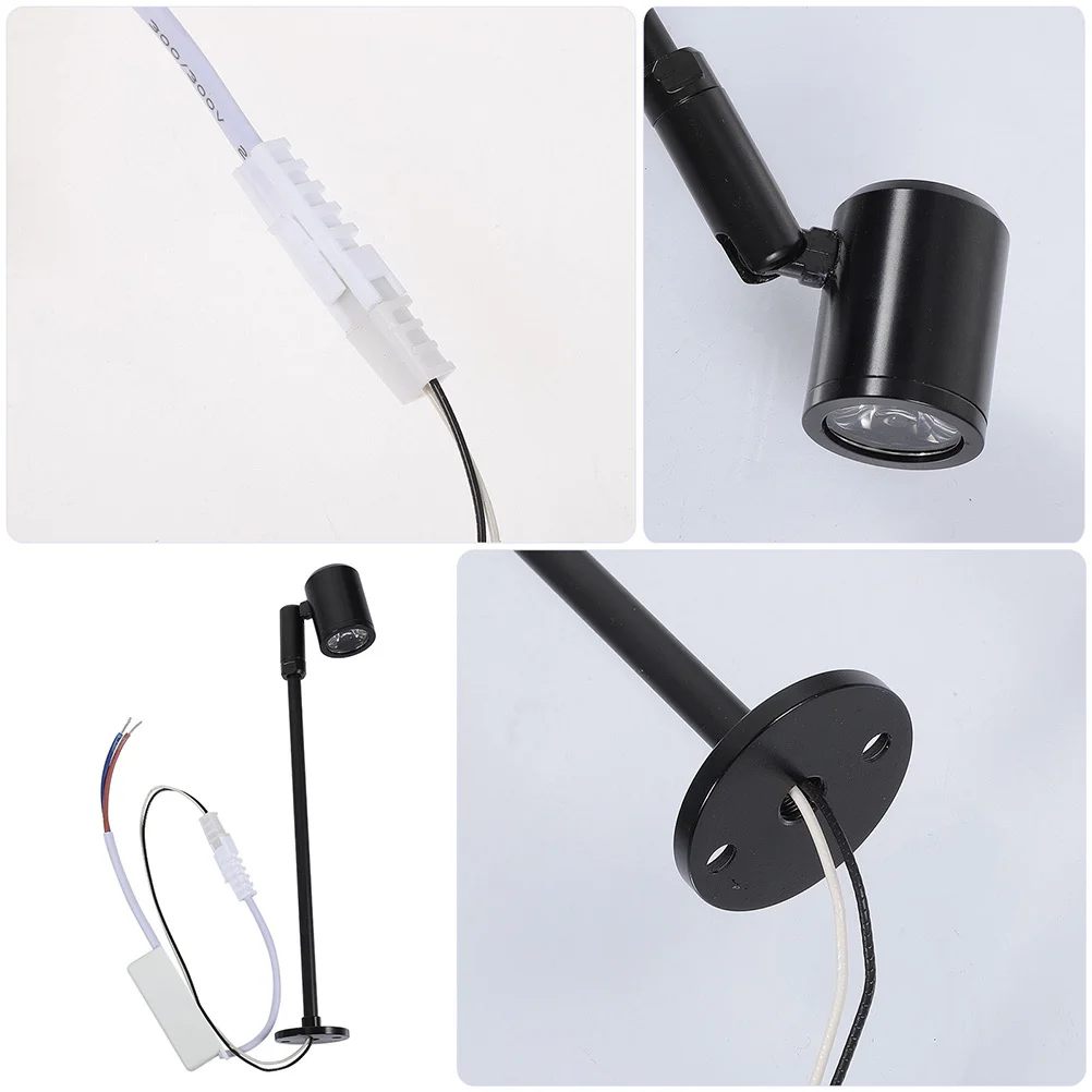 

Cabinet Adjustable Led Cabinet Spotlight Head For Jewelry Showcase Display Home Decor Indoor Small Spotlight