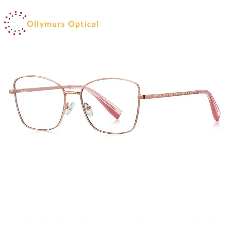 

Новые модные персонализированные женские очки для чтения Ollymurs с простым дизайном в виде бабочки, защита от синего света, с возможностью индивидуальной настройки по рецепту PFD3