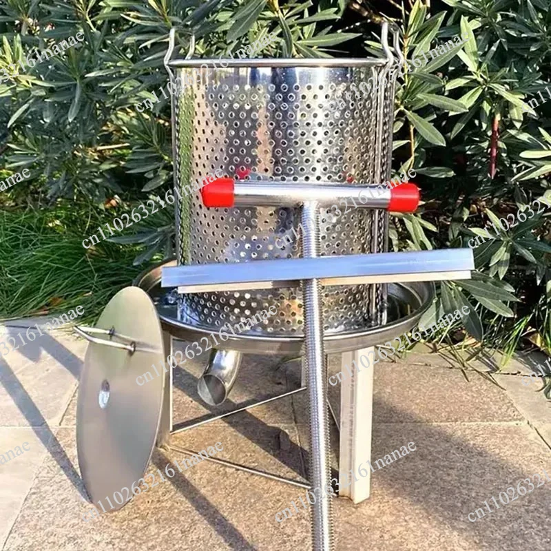 

Stainless Steel Manual Honey Extractor, Honeycomb & Fruit Wine Press, Beekeeping Equipment