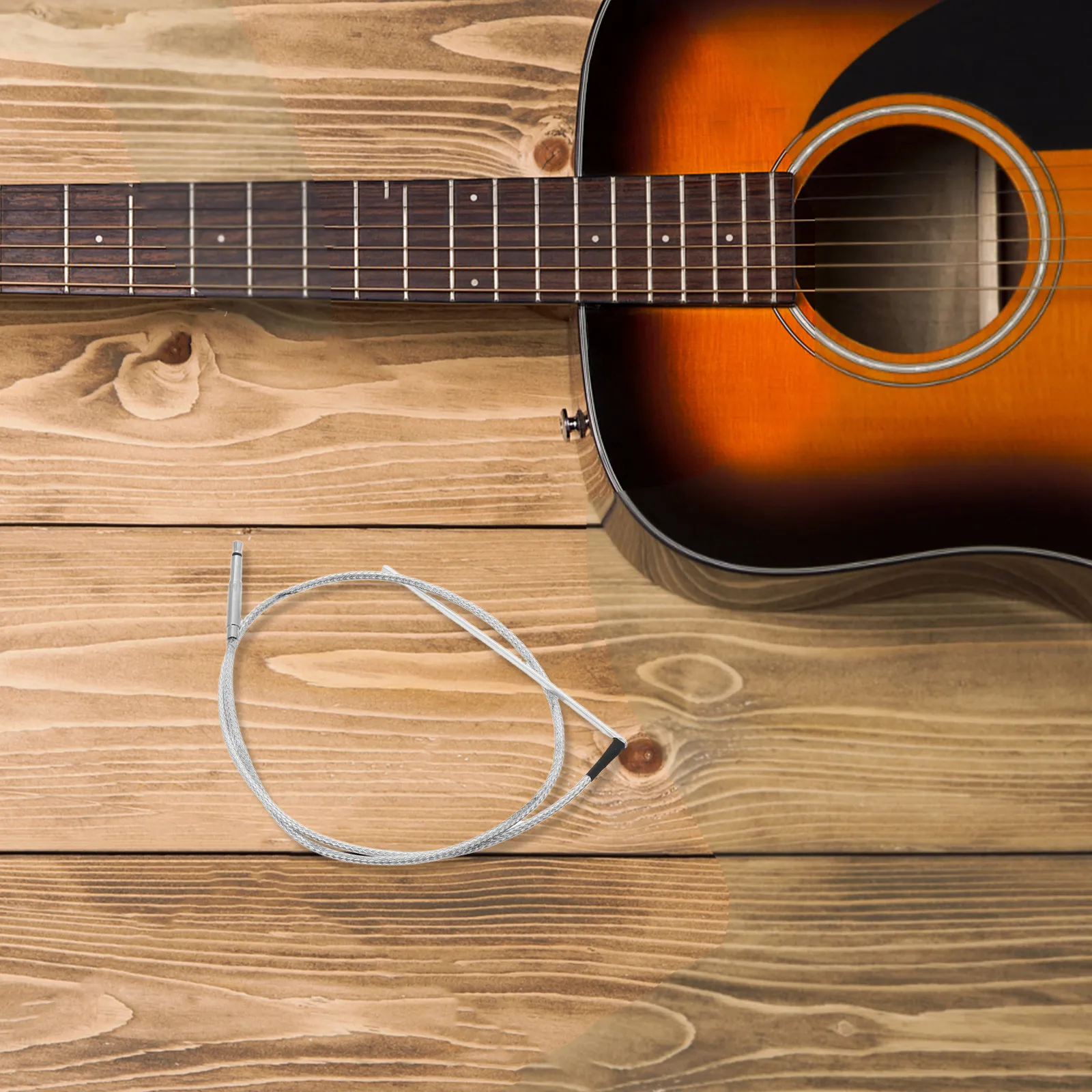 

Пьезо-звукосниматель для акустической гитары, ультратонкий, под седло, запасная часть для классической и фолк-гитары, чистый сбалансированный звук для живых выступлений