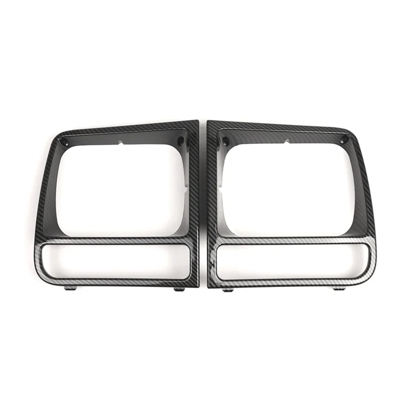 Front Headlight Frame Cover For Jeep Cherokee 1998- 2002 Headlamp Trim Parts CH2513156 CH2512156 55055136 55055137