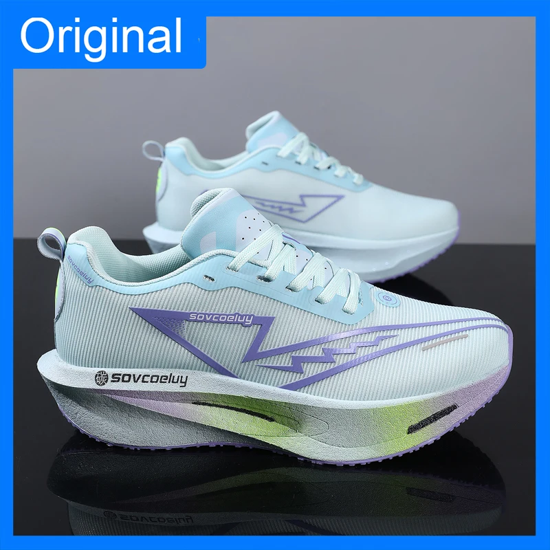 

Unisex Running Shoes Marathon Sports Teenagers Outdoor Anti Slip Shock-absorbing Training Shoes Fashion Casual Flat Sports Shoes