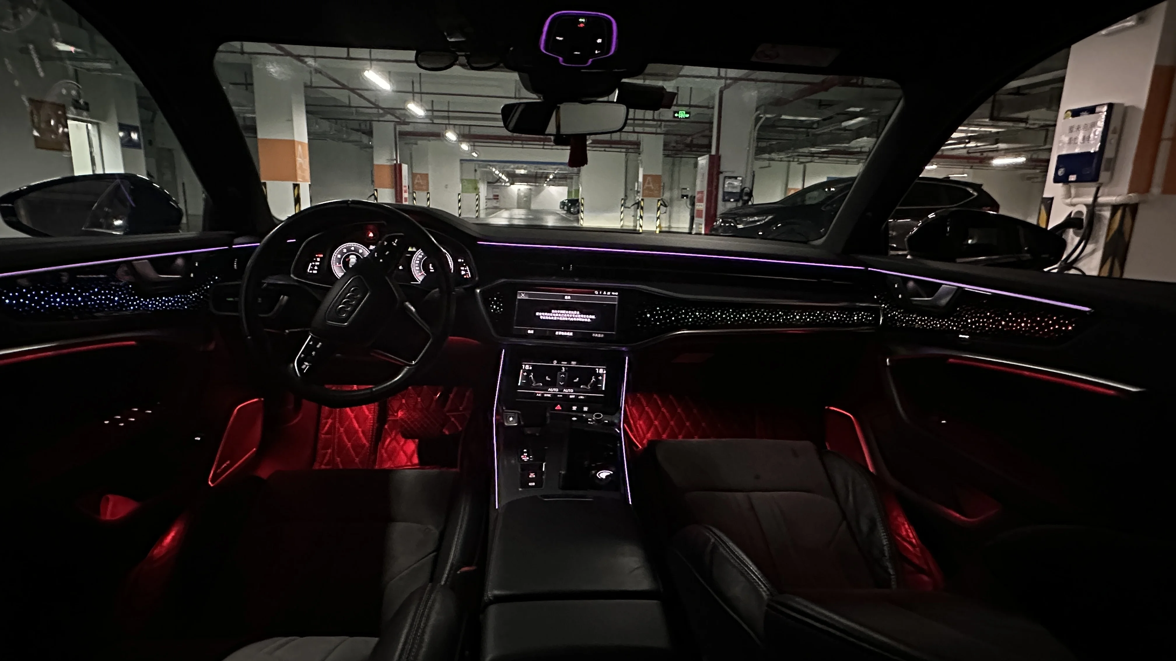 إضاءة داخلية متناغمة للسيارة A - مراجعة Led Interior Ambient Light وسعره