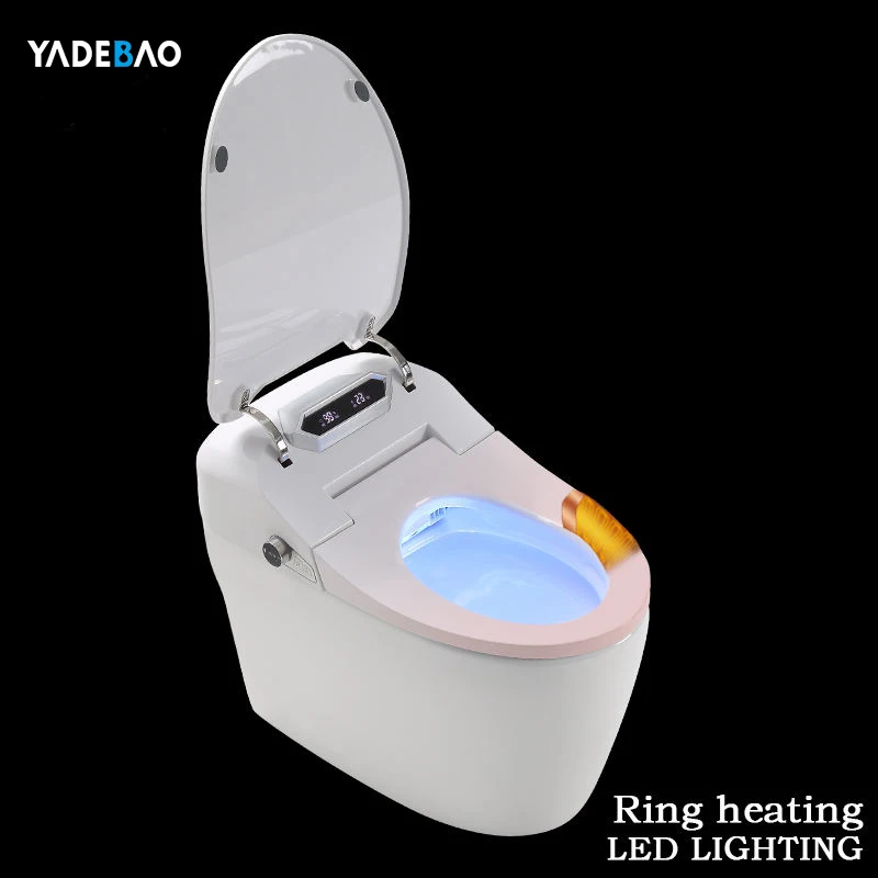 Auto flip open lid save water bathroom one piece electric wc toilet bowl ceramic intelligent automatic smart toilet with bidet