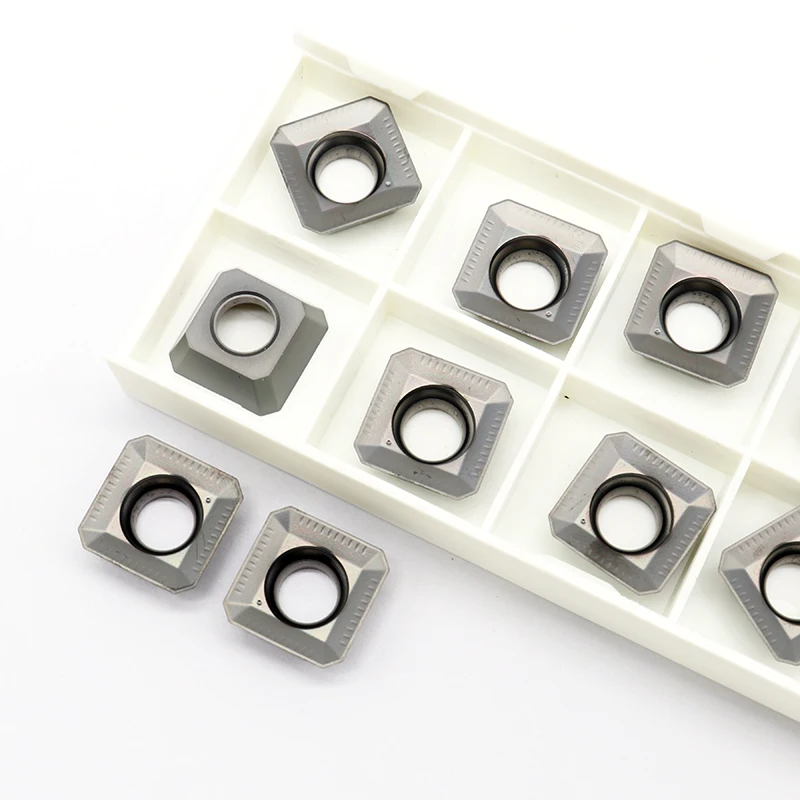 Imagem -03 - Aftn Wp1030 Cnc Metal Torneamento Ferramentas Carbide Inserções para Aço Inoxidável Sekt 1204 Cnc Milling Blade Sekt1204