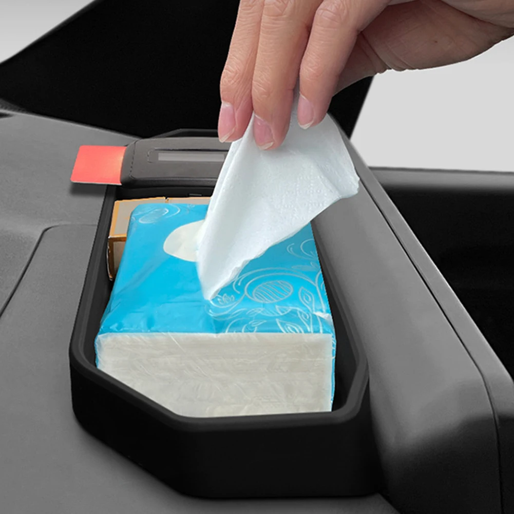 علبة لوحة سيارة مناسبة لكيا EV9 2024-2025 لوحة سيارة صينية صندوق تخزين خلف الشاشة ترتيب الملحقات