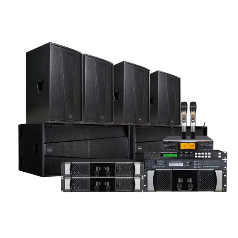 Hot Sale Professional Audio Video Sound Equipment Full Range Speakers 12 Inch And 18 Inch Subwoofer Passive Speaker Outdoor Soun