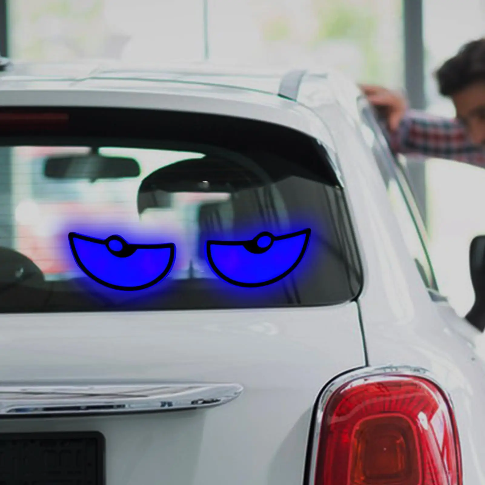 

Car Headlights 2-Piece Waterproof Energy-Saving Automotive Window Eye Lamp For Truck RV SUV Sedan Window Windshield Night