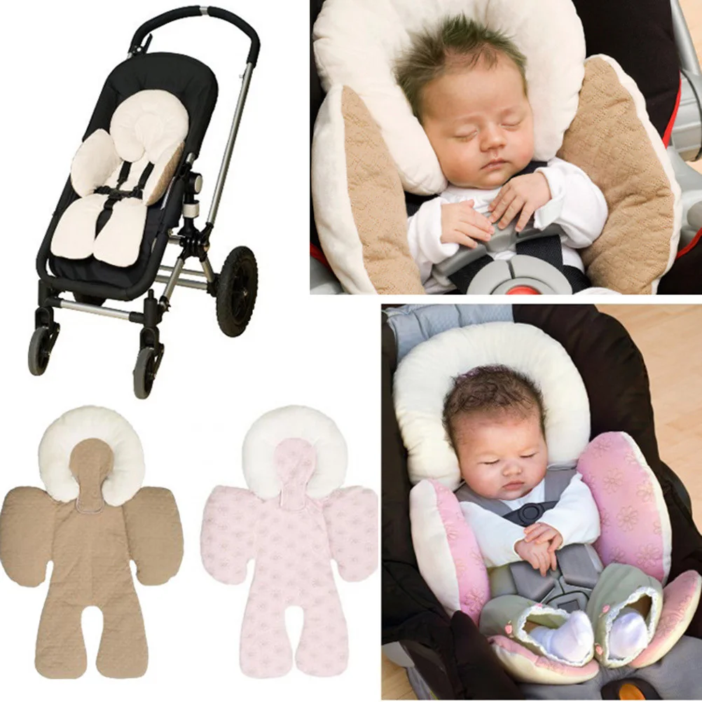 

Newborn Car Seat Cushion Pad Pink Head Body Support Pillow Stroller Safety Cushion Pads Infant Car Pad
