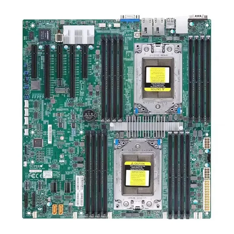 【الأكثر مبيعًا】لوحة أم H11DSi مستعملة EPYC 7002 سلسلة 2 تيرا بايت مسجلة ECC DDR4 2666 ميجا هرتز SDRAM H11DSi لوحة أم للخادم