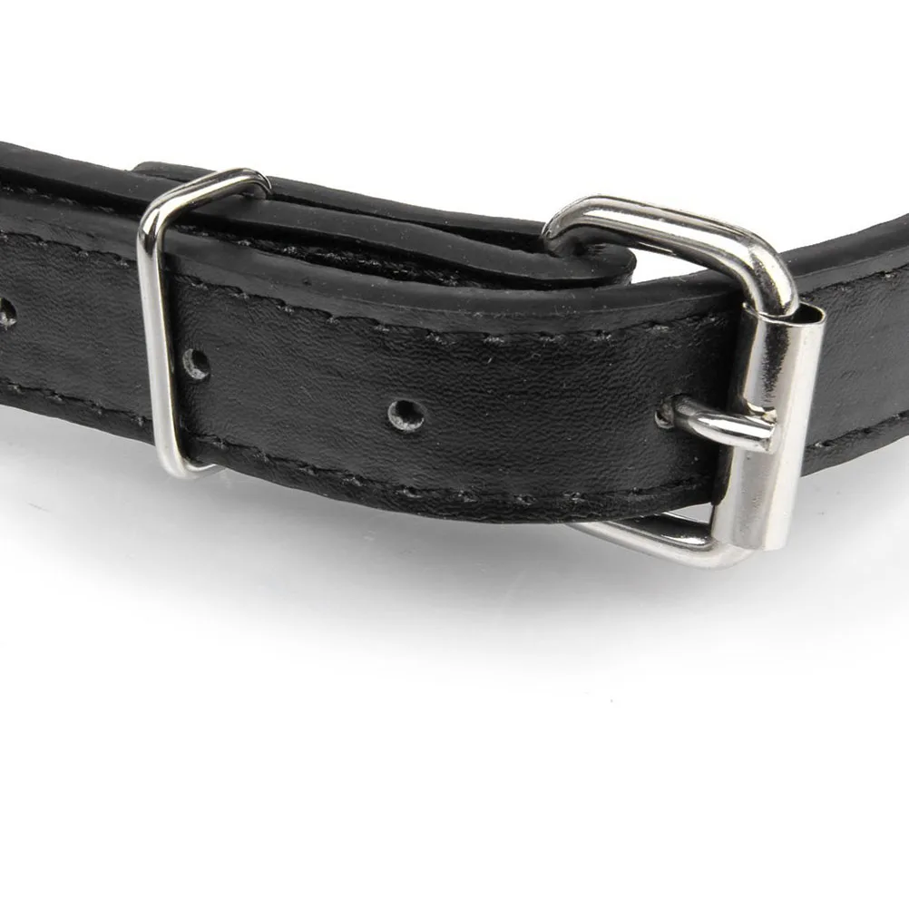 

PU Spike Studded Dog Harness Black Adjustable 42-65Cm Neck 65-85Cm Chest Breathable Skin Friendly Secure Locking Buckle Heavy