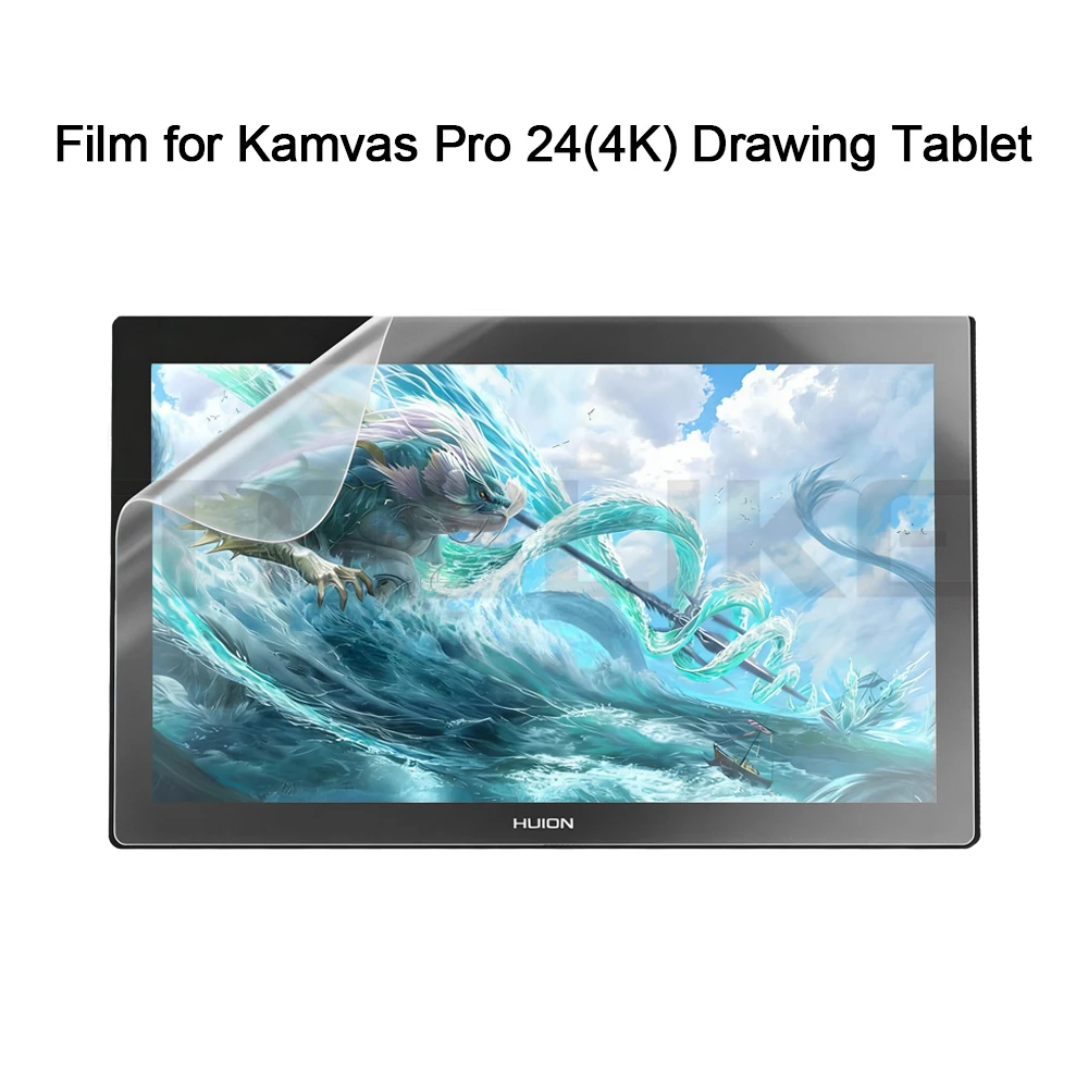 Protective Film ONLY for Huion Kamvas Pro 24(4K) Drawing Monitor Paper Like Feeling Film