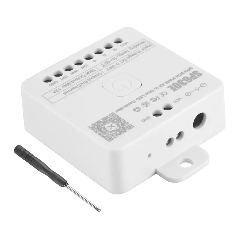 AB33-1 PCS SP630E Bluetooh LED Controller White Plastic Support PWM Monochrome CCT RGB RGBW RGBCCT Or SPI TTL IC Chip LED Strip
