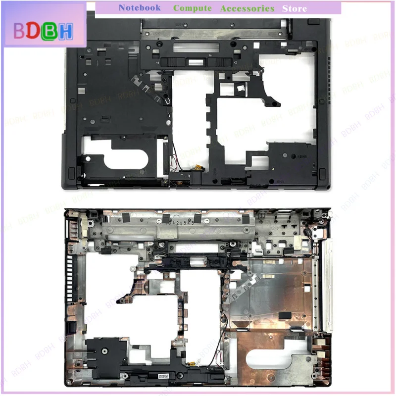 For HP 6560B 6570B LCD Back Cover Palmrest Bottom Case Shell Brown/ Black
