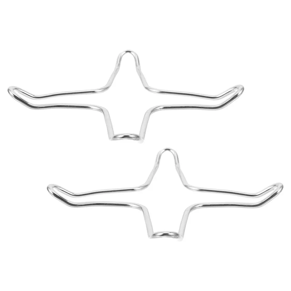 

2pcs Stainless Steel Gas Stand Pan Wok Support Coffee Pot Trivet Saucepan Holder Stove Top Organizer Kitchen Storage