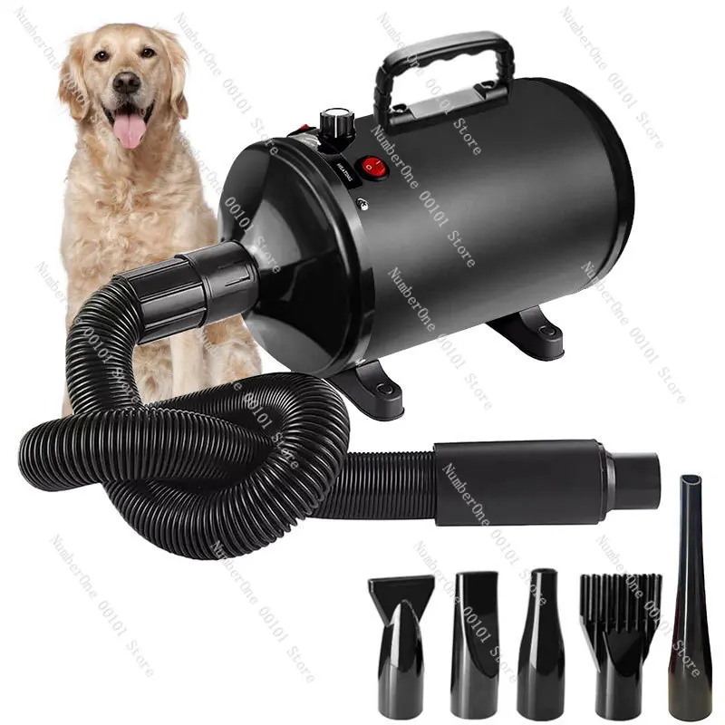 Pet hair dryer | High power stepless speed regulating pet water dryer | Pet dryer