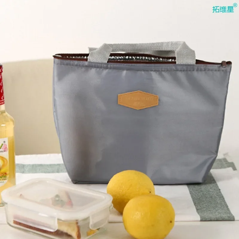 Lunch Bag New Fashion Kid Women Men Thermal Insulation Waterproof Portable Picnic Insulated Food Storage Box Tote Lunch Bag