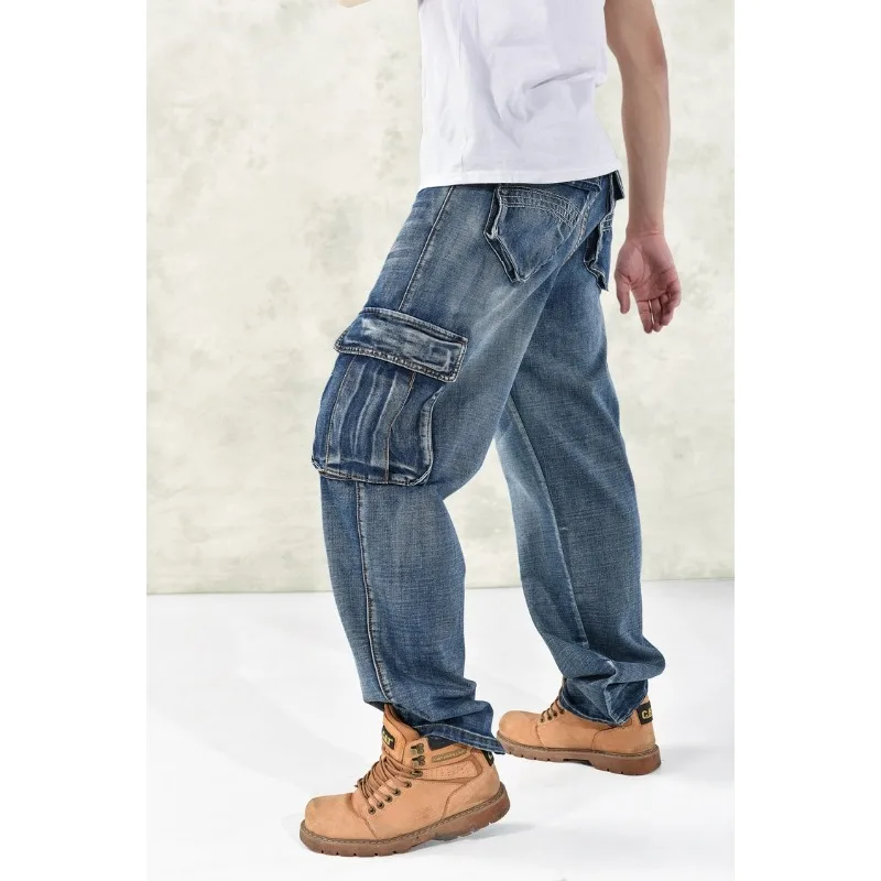 1808年欧米風ネットセレブ秋冬新作ルーズヒップホップ大きいサイズスケートボードパンツ