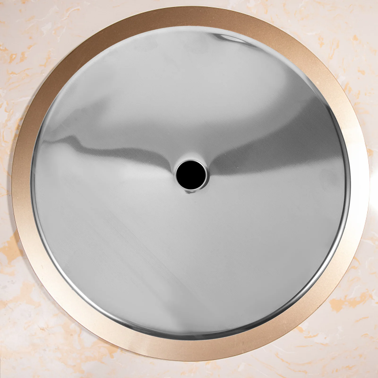 

32.8Cm Thickened Steel Ring Cover Stainless Steel Sinking Pot Holder For Induction Cooktop Electric Ceramic Stove Hot Pot Table