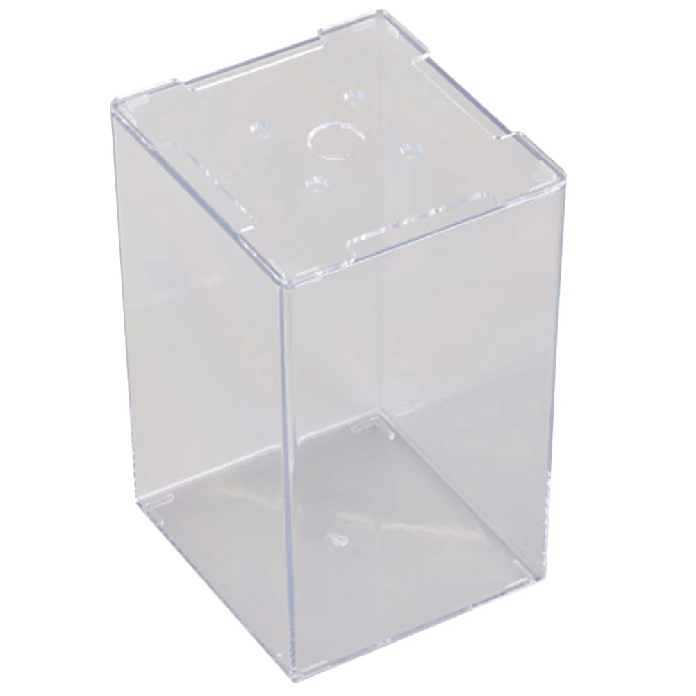

Container Betta Fish Tank Turtle Accessories Cube Pet Acrylic Mini Aquarium Decor