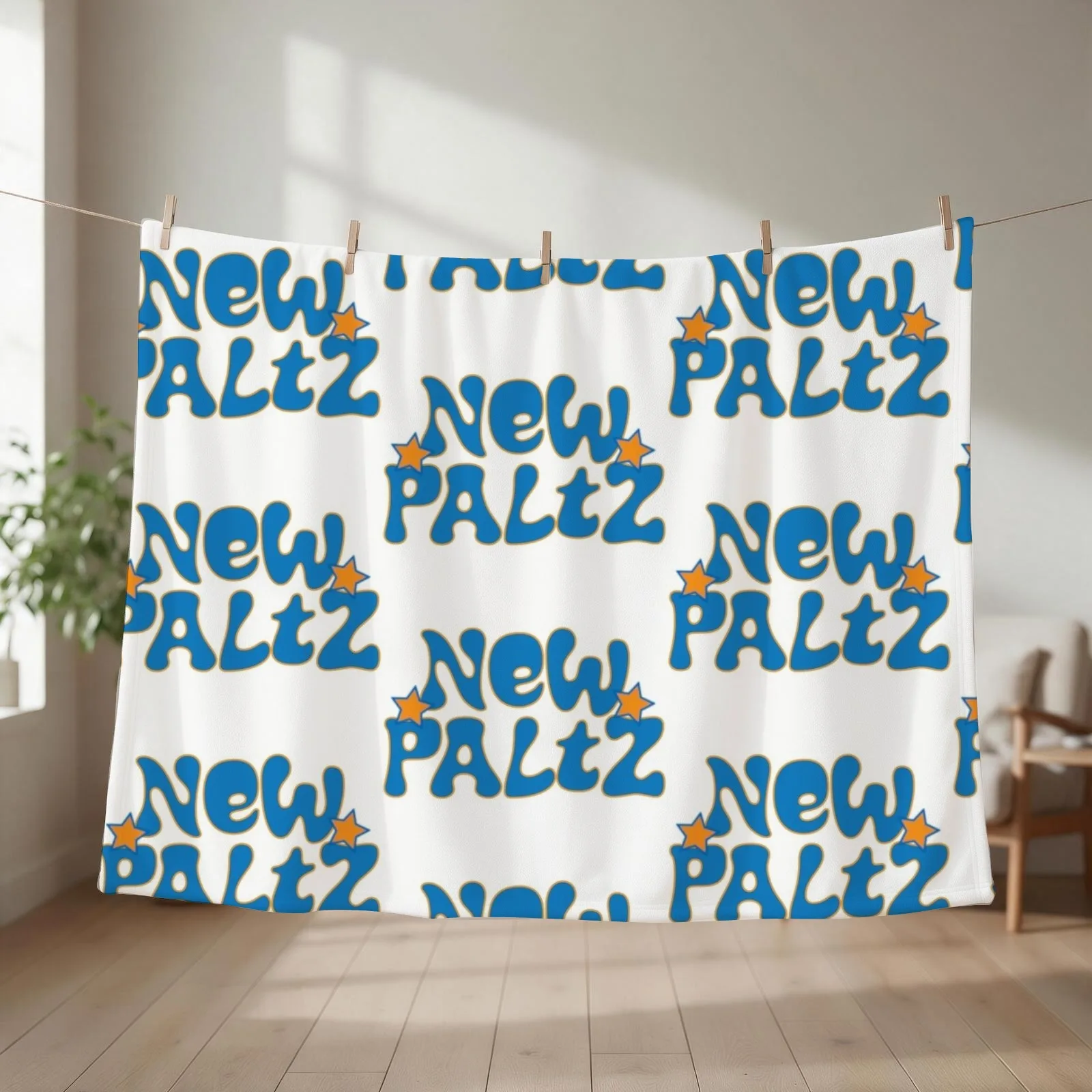 new paltz pride Throw Blanket couch cozy soft plush fuzzy picnic outdoor blanket