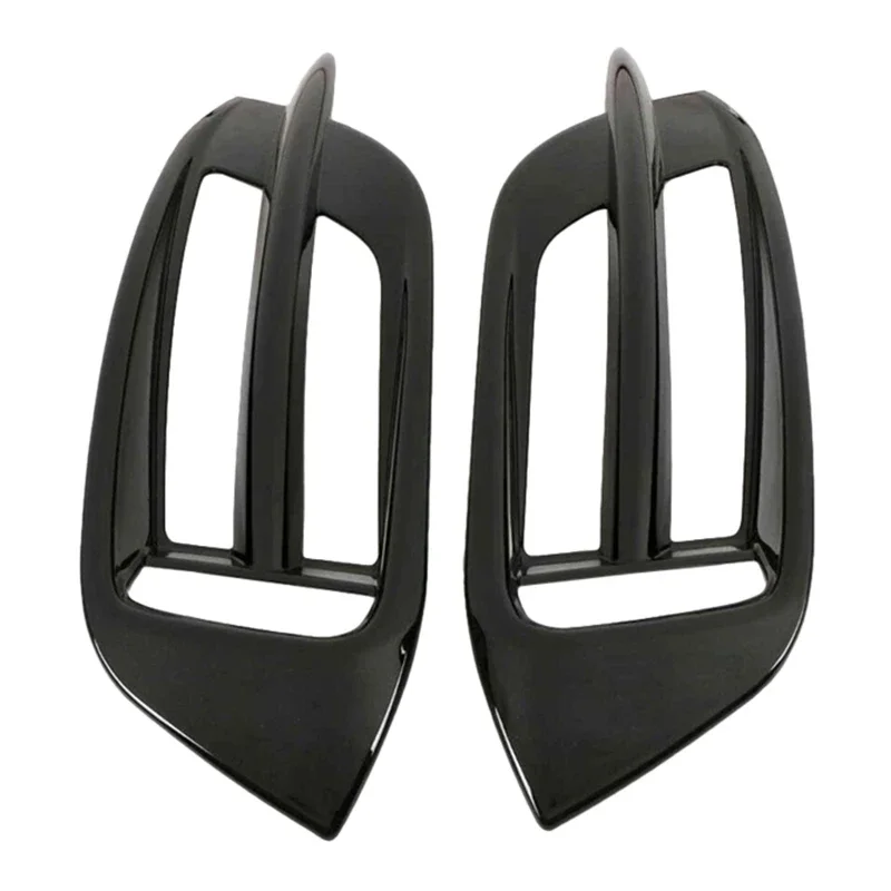 1 Pair For Honda Civic 10Th 2016 2017 2018 2019 Car Rear Fog Light Grill Cover Trim Rear Bumper Fog Lamp Grille Car Styling