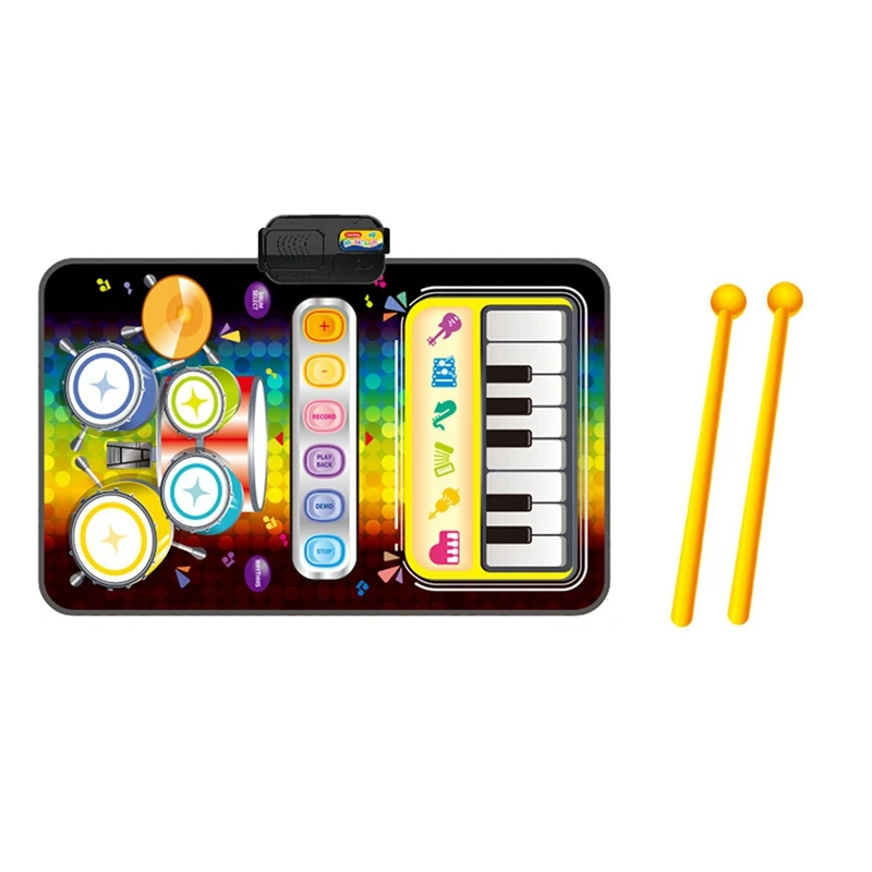 

HOT-Children's 2-In-1 Multifunctional Electronic Music Blanket To Cultivate Music Interest